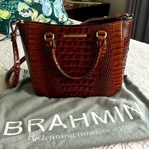 Brahmin satchel with strap